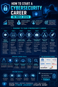 How to Start a Cybersecurity Career in India: Skills & Salary Guide 2026 1 How to Start a Cybersecurity Career in India 2026